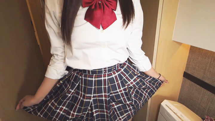 FC22280093 【無修正】Gカップ21歳の꘎꘎女子大生が再降臨！自前の制服を着て足コキからパンツ丸見えプレイで合法꘎꘎♡に大量中出し！！※高画質レビュー特典あり